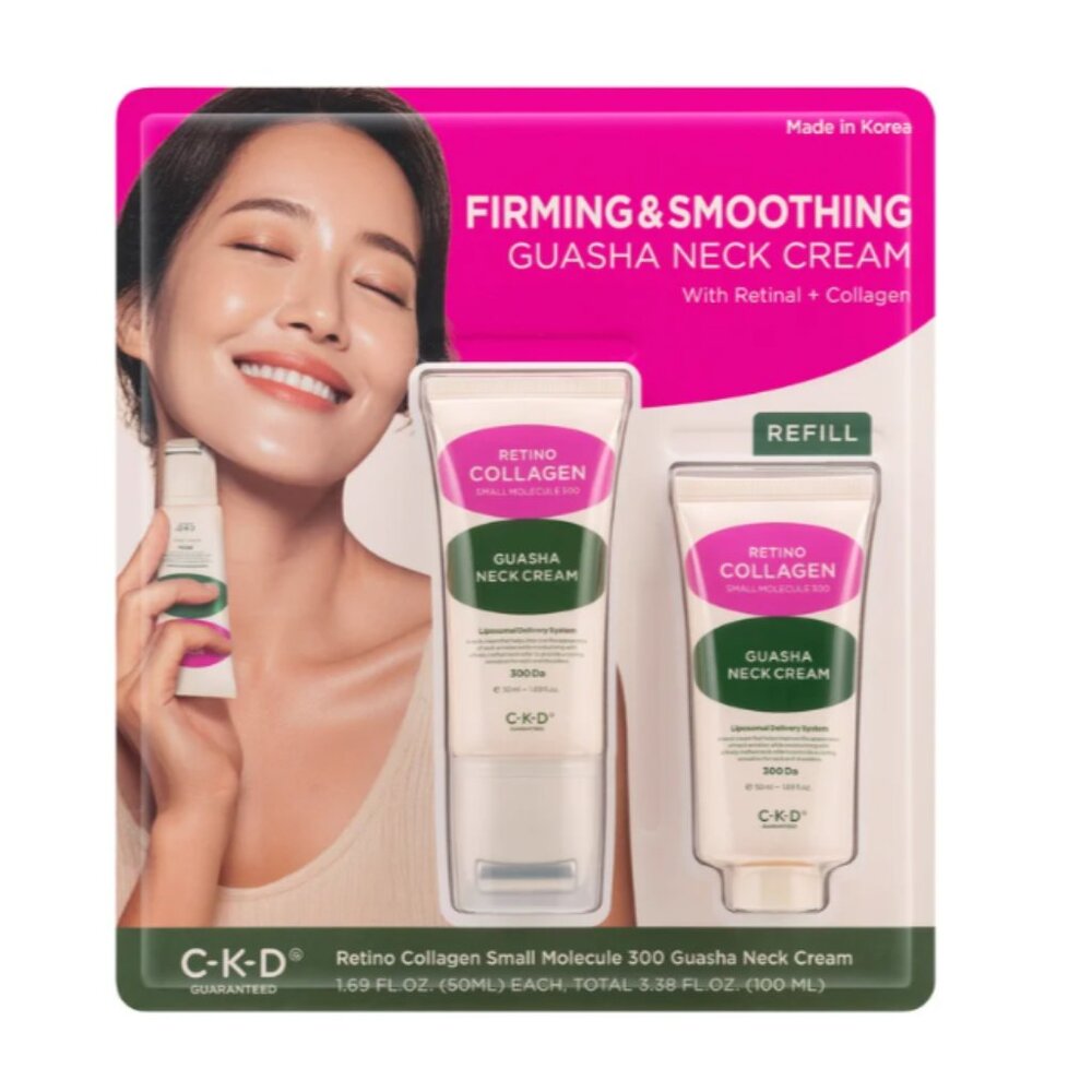 CKD Retino Collagen Guasha Neck Cream 1.69 fl oz, 2-pack